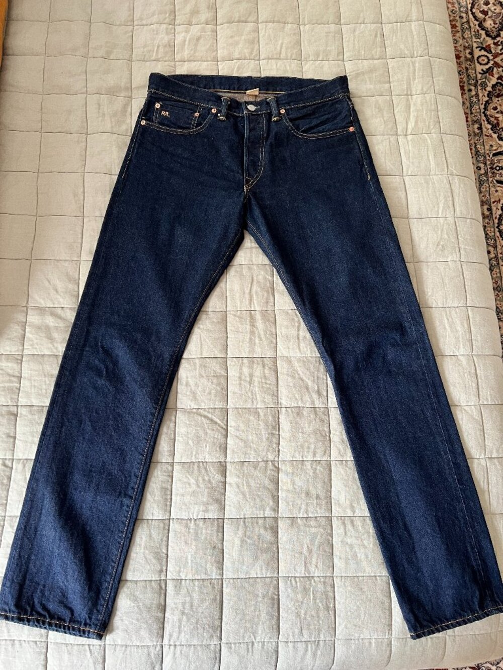 Double R Ralph Lauren (RRL) Slim Fit Selvedge Denim Jeans 32 x 32